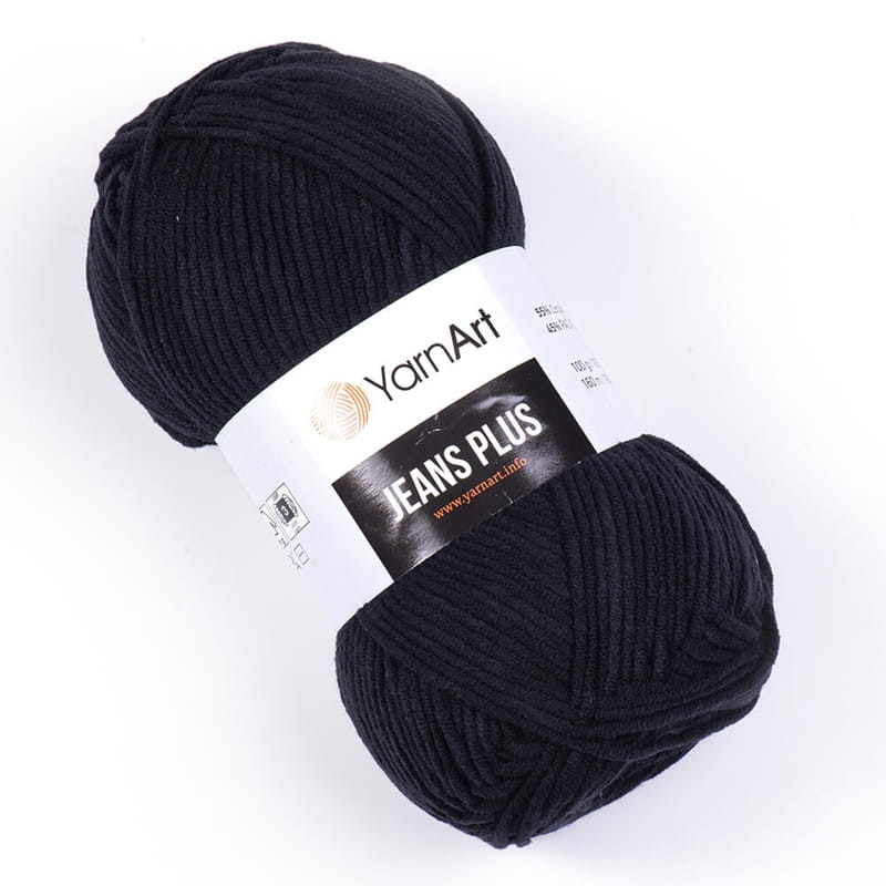 YarnArt Jeans Plus 53 czarny - Produkt wyplatamy.pl 1