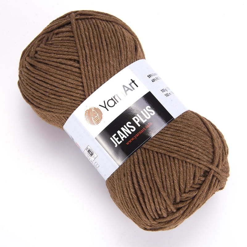 YarnArt Jeans Plus 40 orzechowy - produkt wyplatamy.pl 1