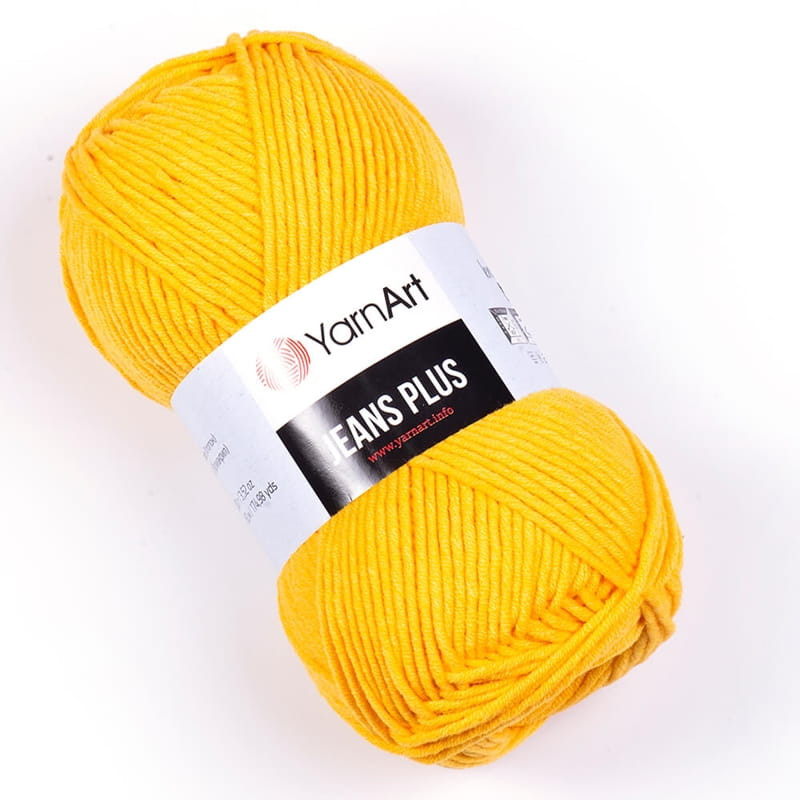YarnArt Jeans Plus 35 żółty - produkt wyplatamy.pl 1