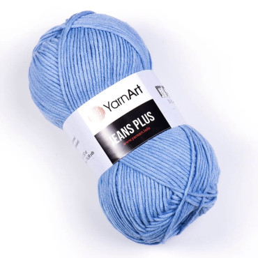 YarnArt Jeans Plus 15 błekitny jasny