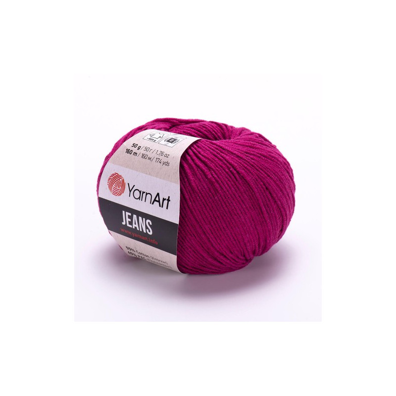 YarnArt Jeans 91 fuksja - produkt wyplatamy.pl 1