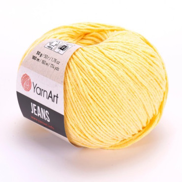 YarnArt Jeans 88 jasny żółty