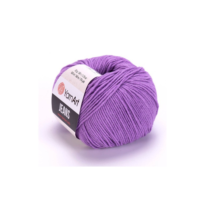 YarnArt Jeans 72 jasny fiolet - produkt wyplatamy.pl 1