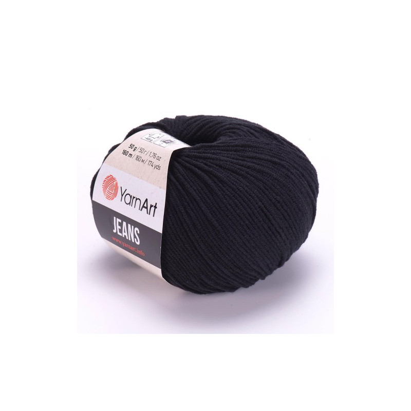 YarnArt Jeans 53 czarny - produkt wyplatamy.pl 1