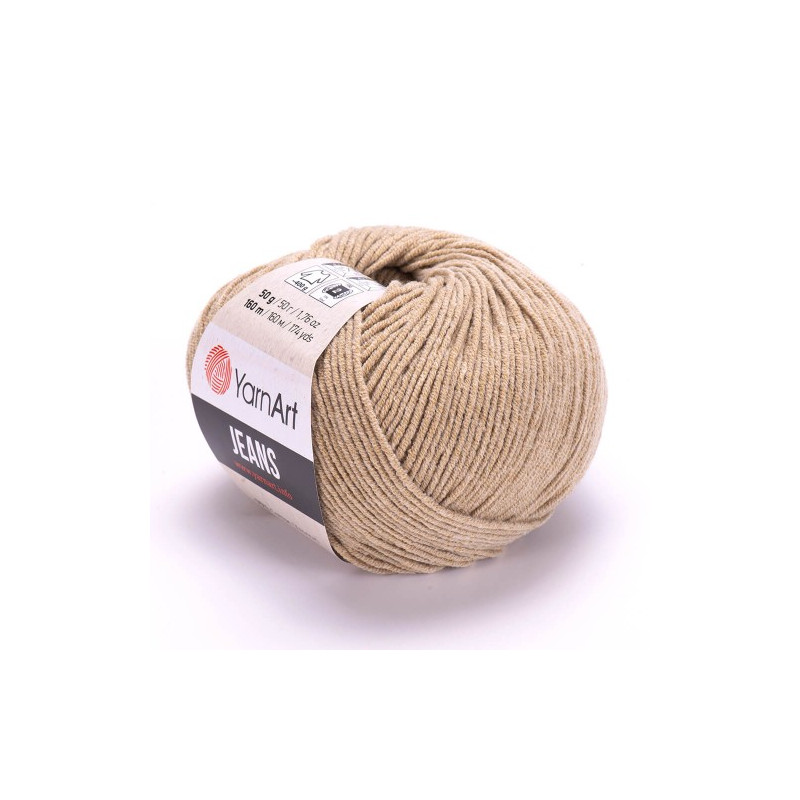 YarnArt Jeans 48 ciemny beżowy - produkt wyplatamy.pl 1