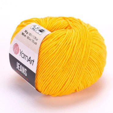 YarnArt Jeans 35 żółty