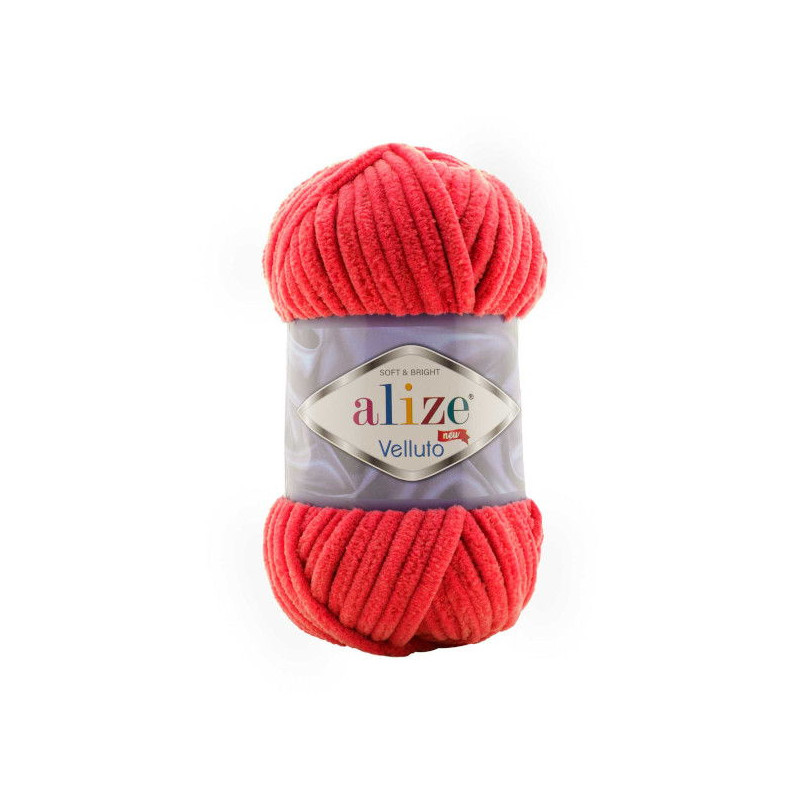 Alize Velluto 56 czerwony - Produkt wyplatamy.pl 1