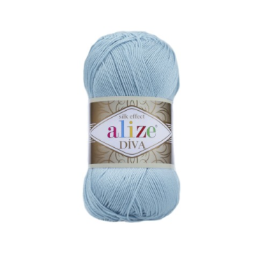 Alize Diva 346 błękitny