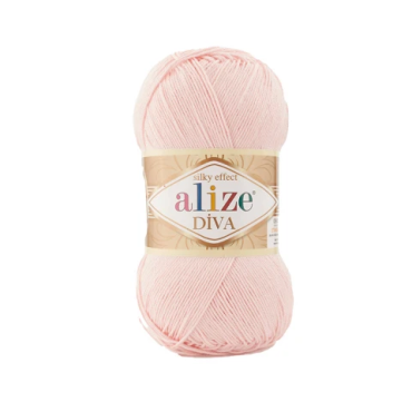 Alize Diva 161 jasny różowy