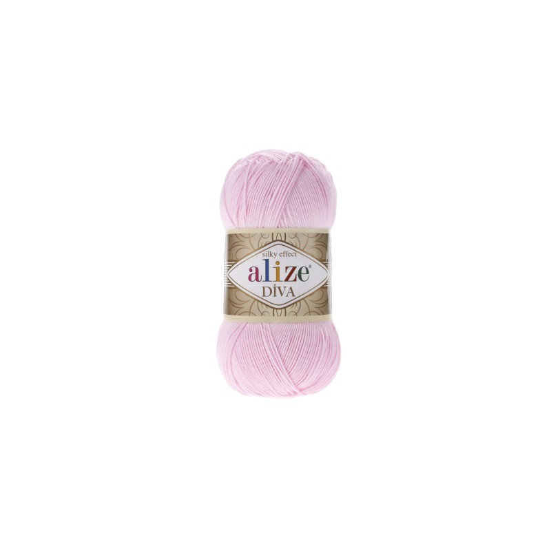 Alize Diva 185 pastelowy róż - produkt wyplatamy.pl 1