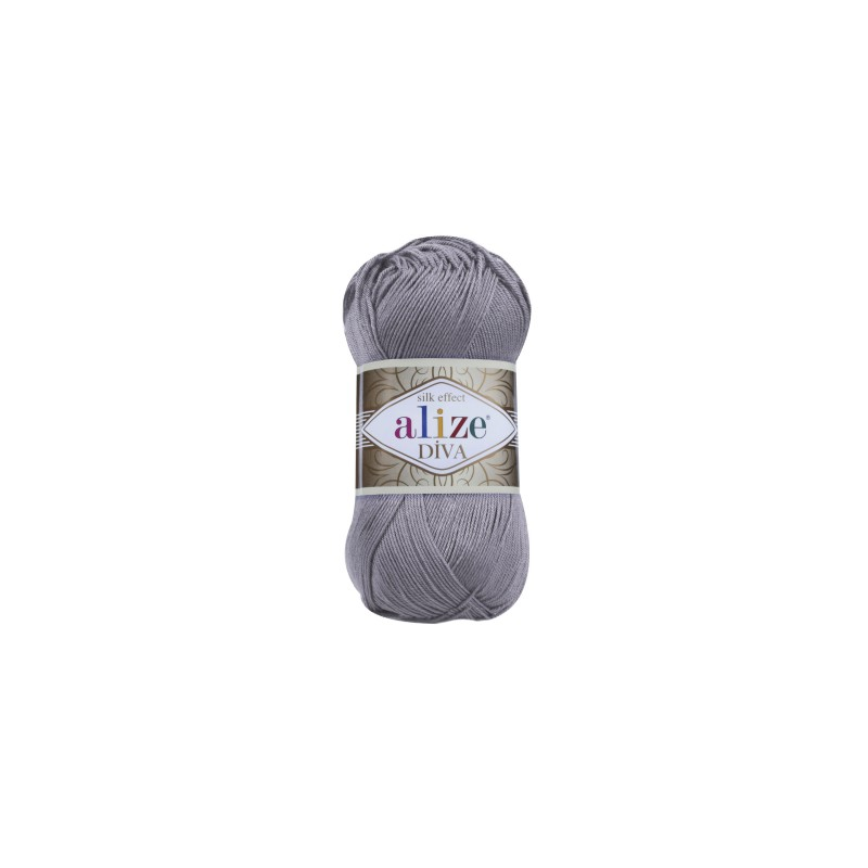 Alize Diva 348 ciemny szary - produkt wyplatamy.pl 1
