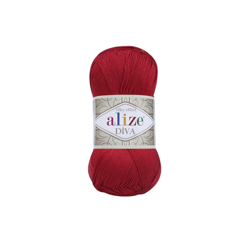 Alize Diva 106 czerwień - Produkt wyplatamy.pl 1