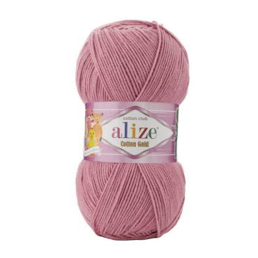 Alize Cotton Gold 676 brudny róż