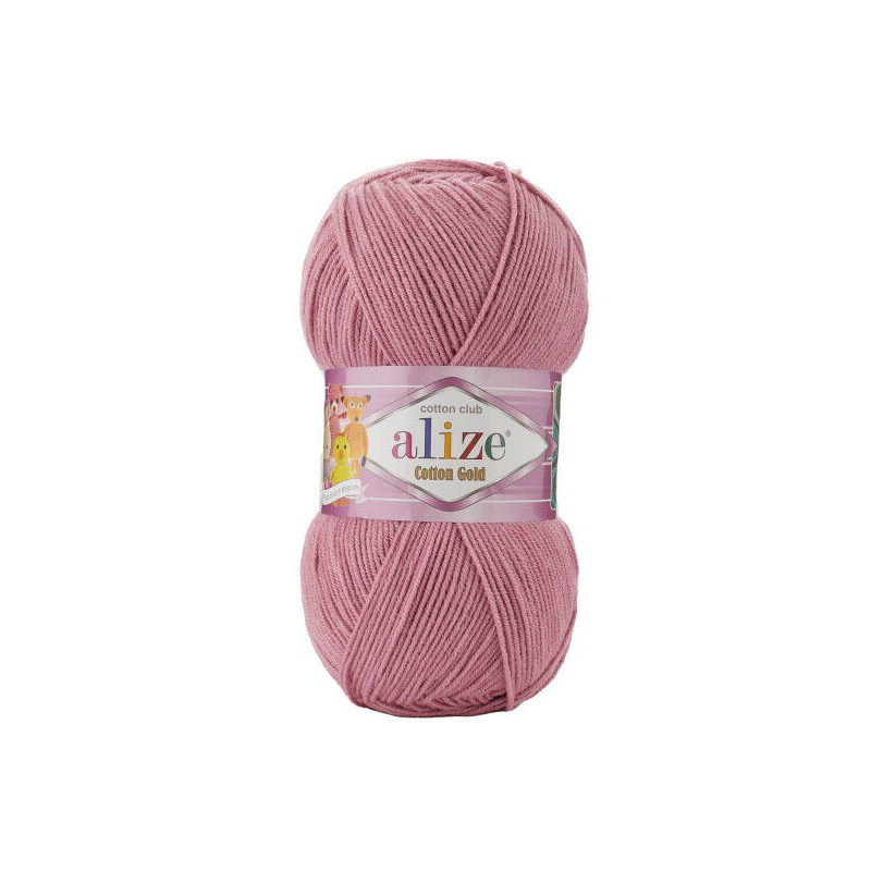 Alize Cotton Gold 676 brudny róż - produkt wyplatamy.pl 1