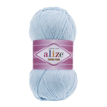 Alize Cotton Gold 513 krystaliczny niebieski