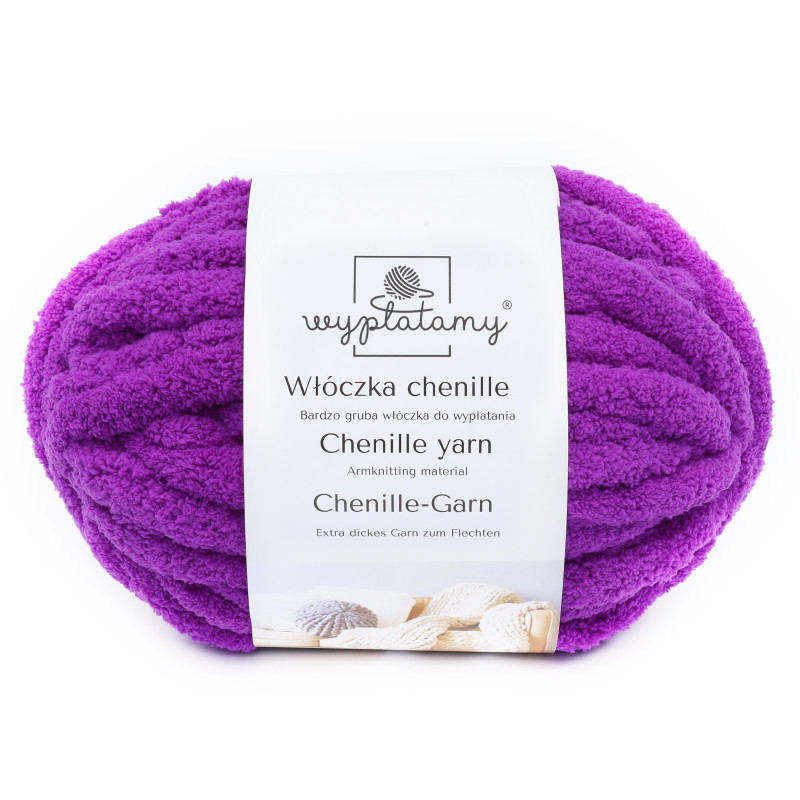 Włóczka chenille standard kolor nr 40 - 230g - produkt wyplatamy.pl 1