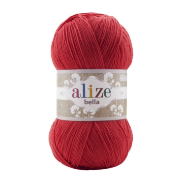 Alize Bella 056 czerwony