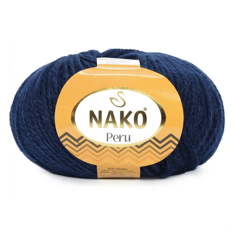 Włóczka Nako Peru 6194 granatowy - produkt wyplatamy.pl 1