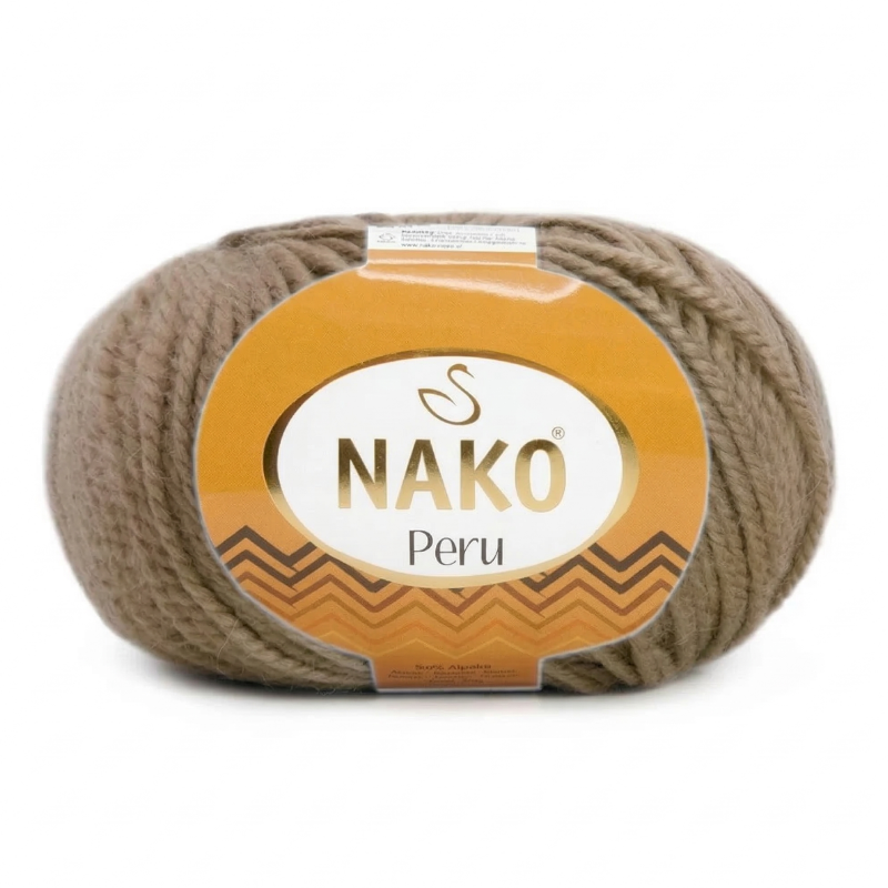 Włóczka Nako Peru 257 jasny brąz - produkt wyplatamy.pl 1