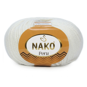 Włóczka Nako Peru 208 biały