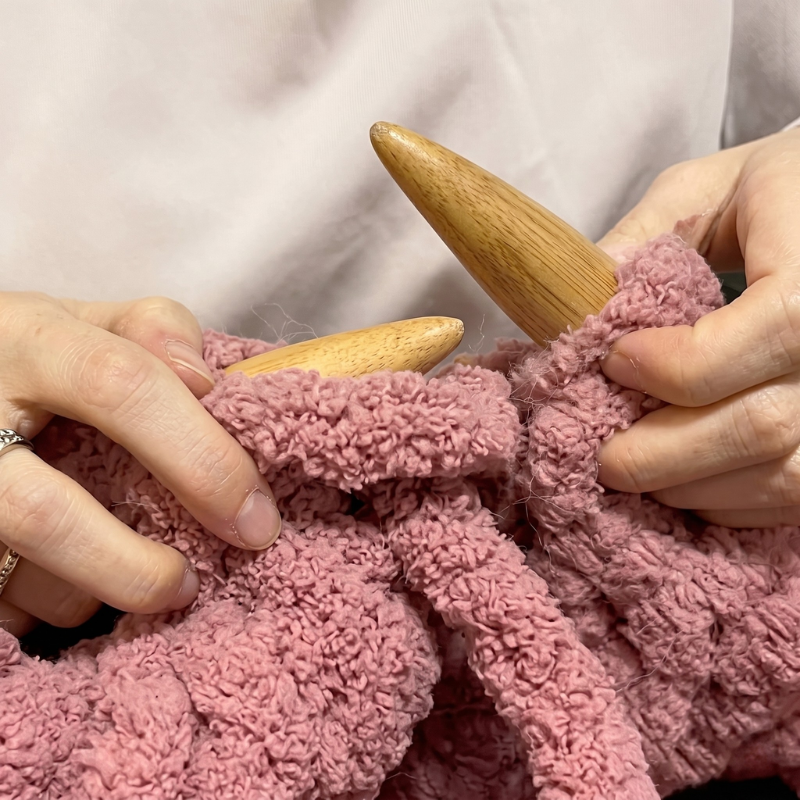 Needles for chunky yarn