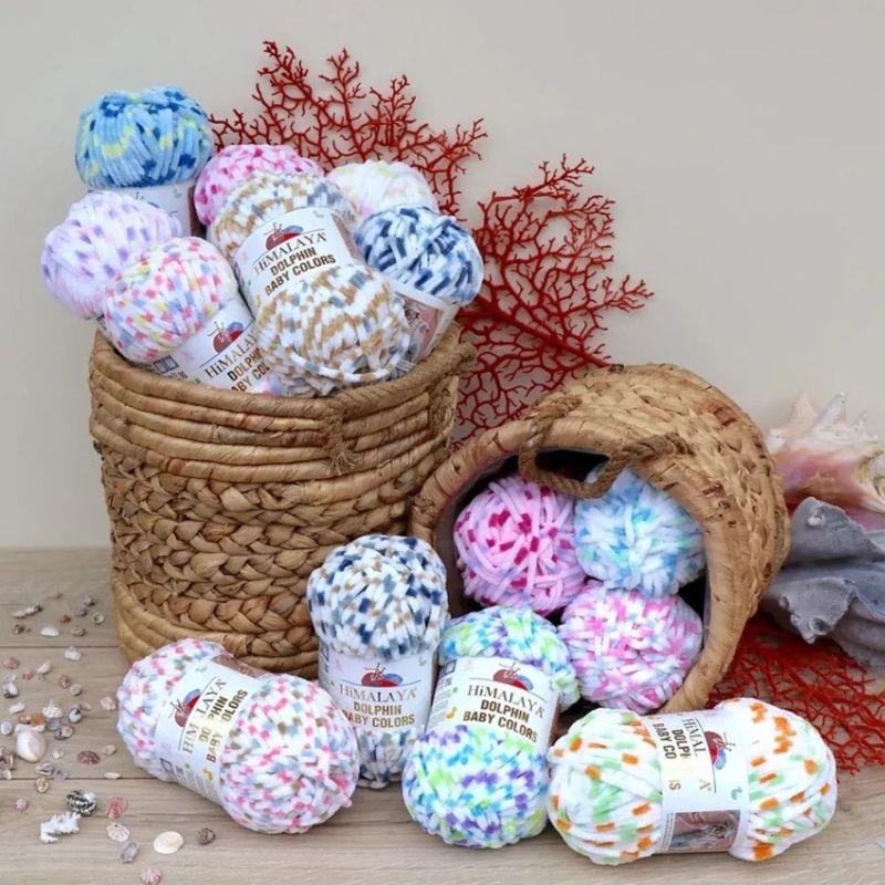 Bunte Plüschwolle für Kuscheltiere, Babykleidung und Decken