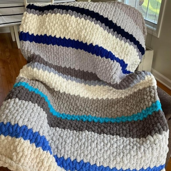 Jak zrobić chunky yarn blanket na palcach w 2 godziny? Przewodnik krok po kroku 2